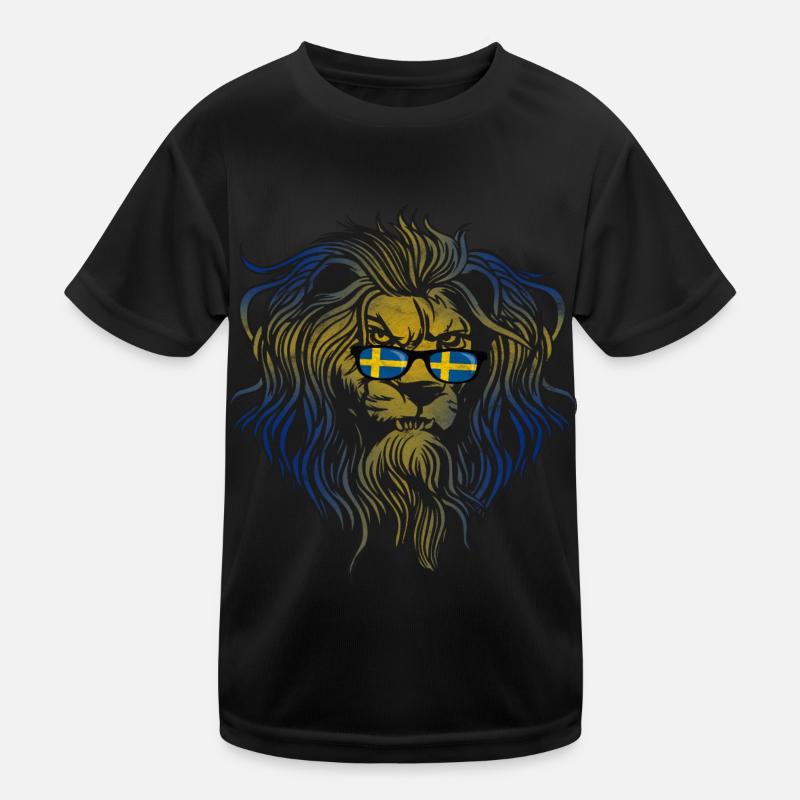 Schweden Kinder Funktions-T-Shirt