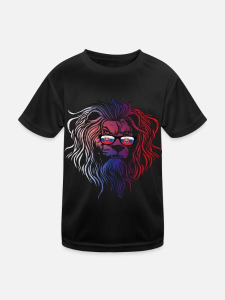 Slovakia - Kids Functional T-Shirt - black - Front