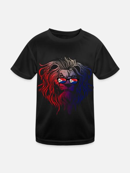 Sint Maarten - Kids Functional T-Shirt - black - Front