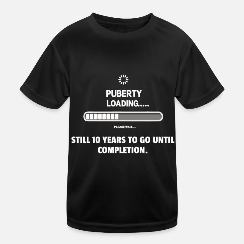 La puberté invite... patience requise T-shirt sport Enfant