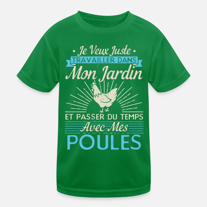 Papy Poule - Jardinage Cadeaux T-shirt sport Enfant