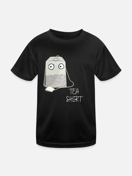 Funny, humorous tee shirt - Kids Functional T-Shirt - black - Front