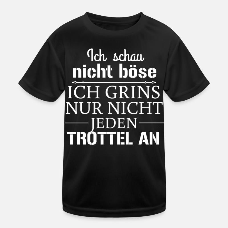 Ich schau nicht böse Kinder Funktions-T-Shirt