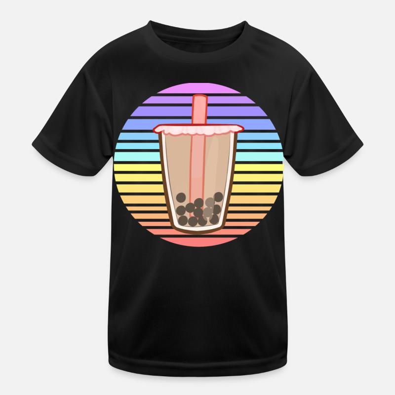 Bubble Tea Sunset T-shirt sport Enfant