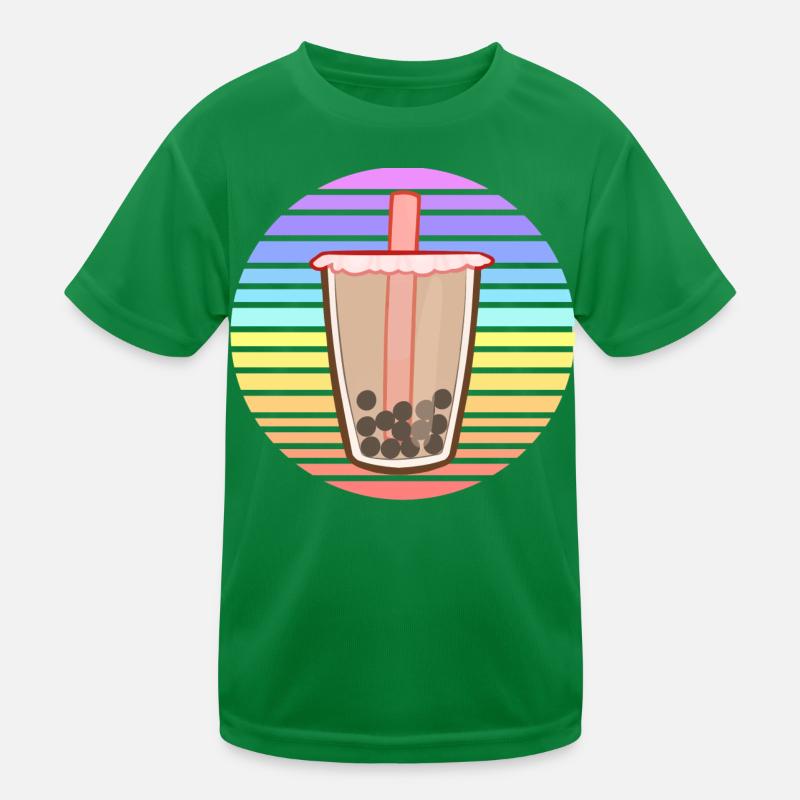 Bubble Tea Sunset T-shirt sport Enfant