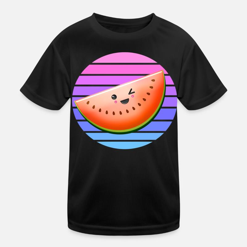 Clin d’oeil melon au coucher du soleil T-shirt sport Enfant