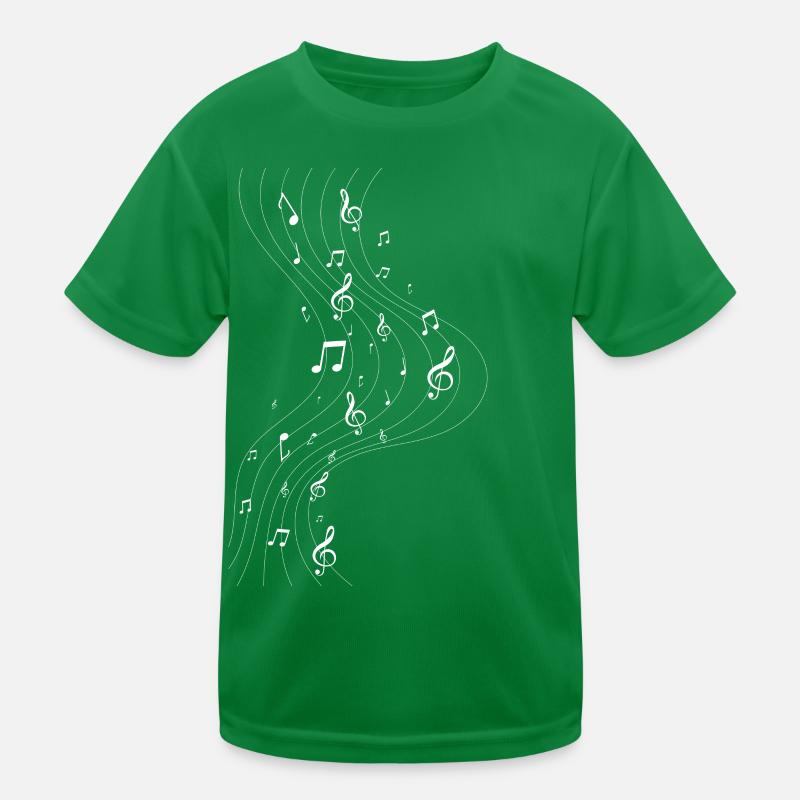 Musique Clé de partition Symbole T-shirt sport Enfant