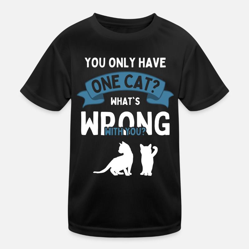 Deux chats rengaine chat ami chat Cat T-shirt sport Enfant