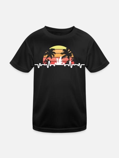 Père fils - T-shirt sport Enfant - noir - Devant