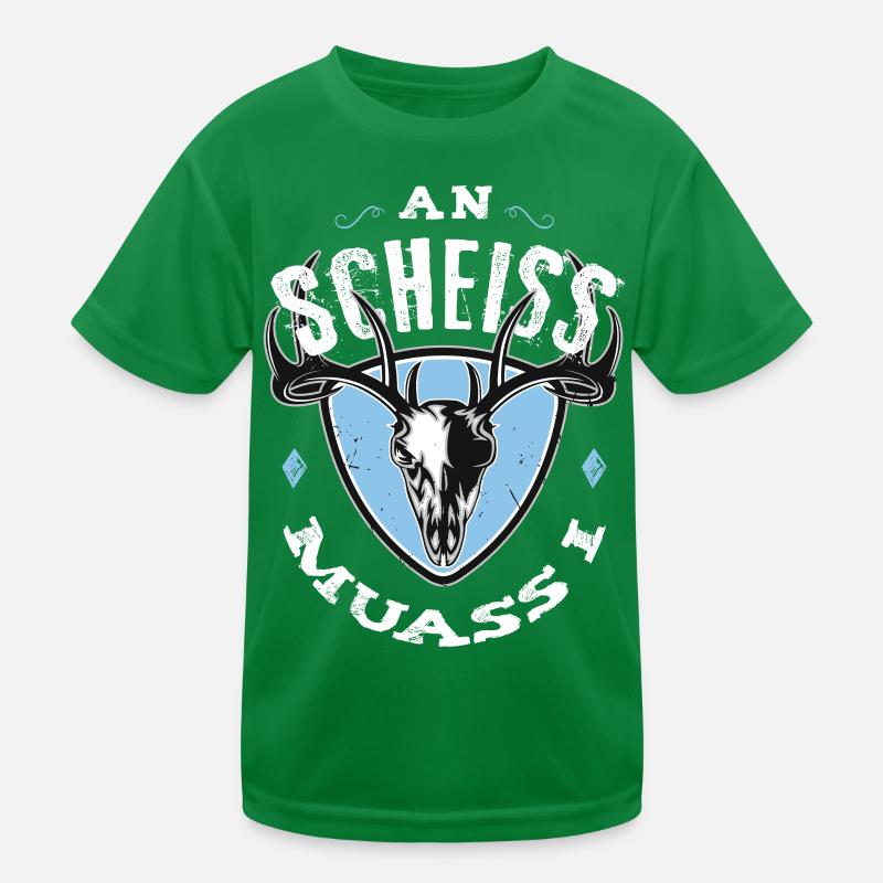 An Scheiss muass i Kinder Funktions-T-Shirt