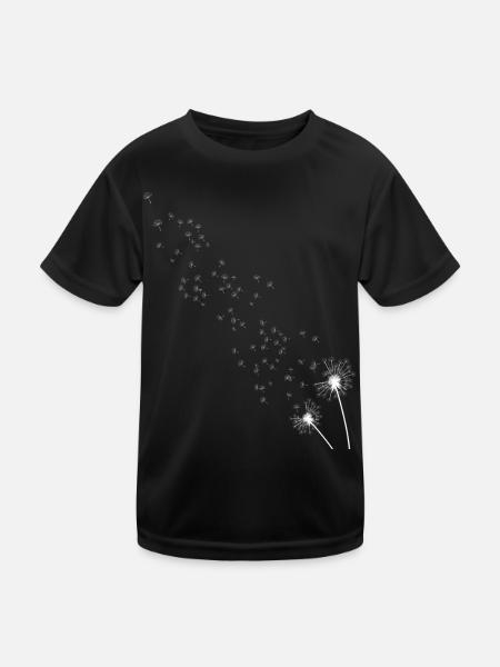 dandelion - Kids Functional T-Shirt - black - Front