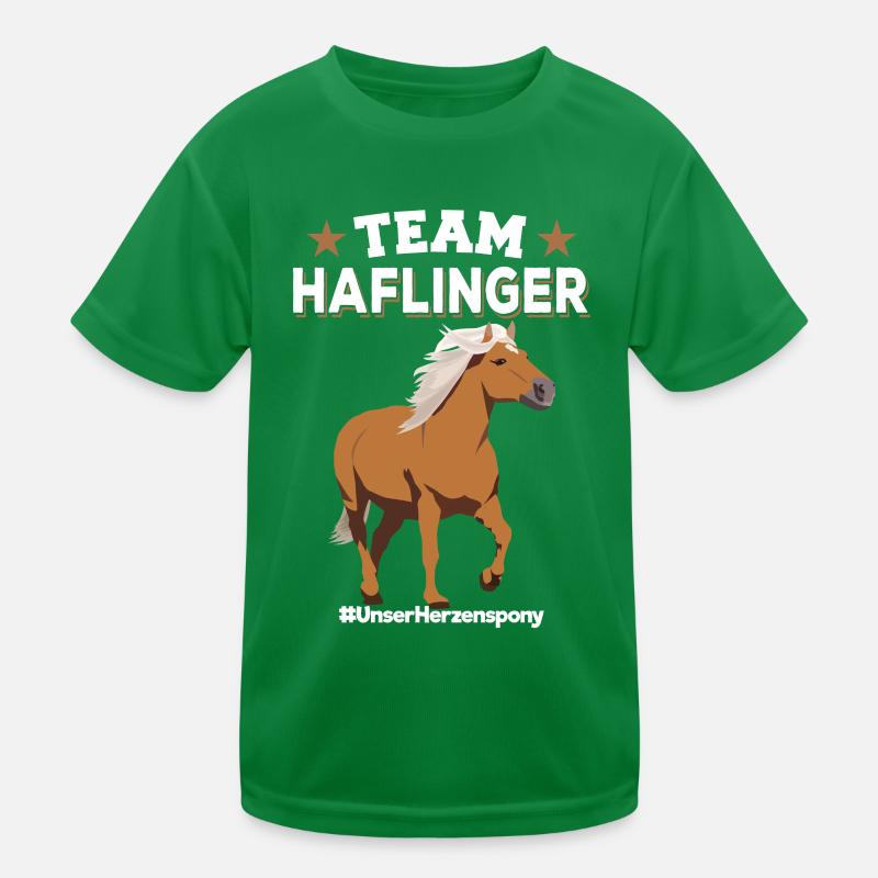 Team Haflinger Reiten Reiter Geschenk Kinder Funktions-T-Shirt
