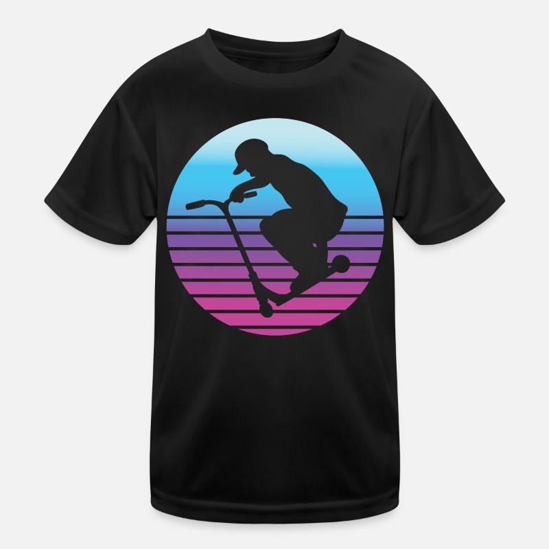 Scooter Stunt Tretroller Funktionsshirt til børn