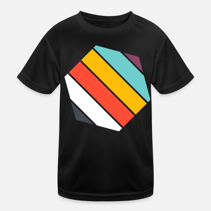 Sechseck Kinder Funktions-T-Shirt