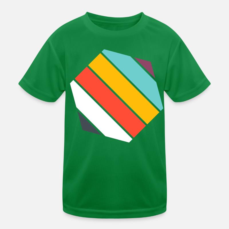 Sechseck Kinder Funktions-T-Shirt