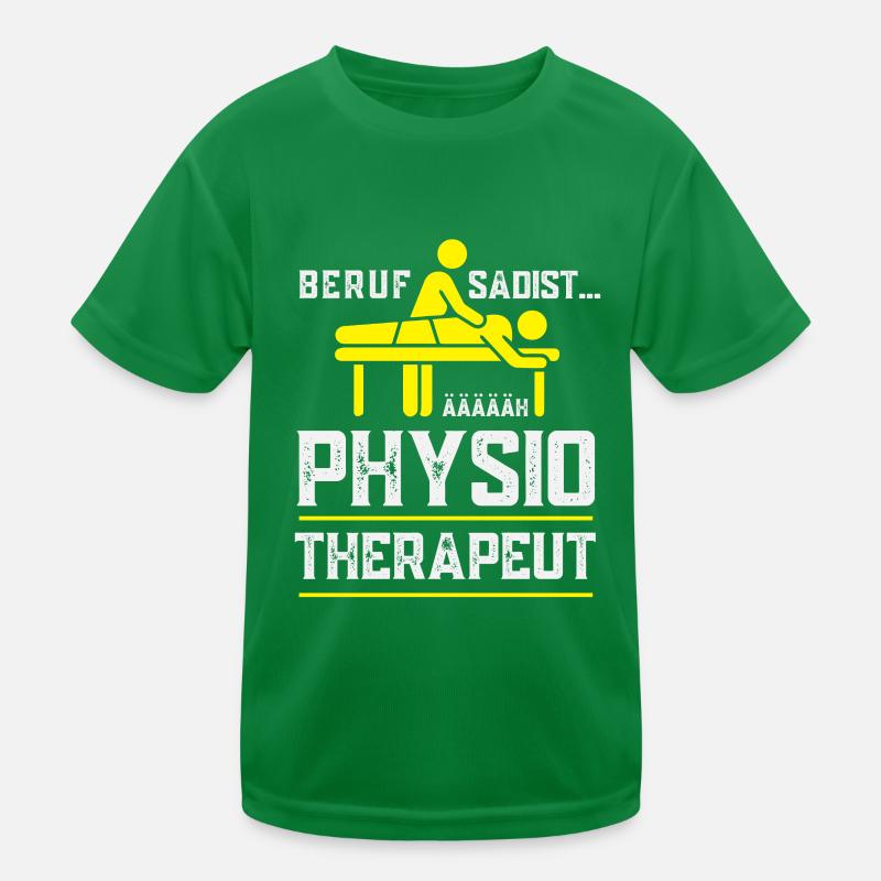 Berufssadist Physiotherapeut Kinder Funktions-T-Shirt