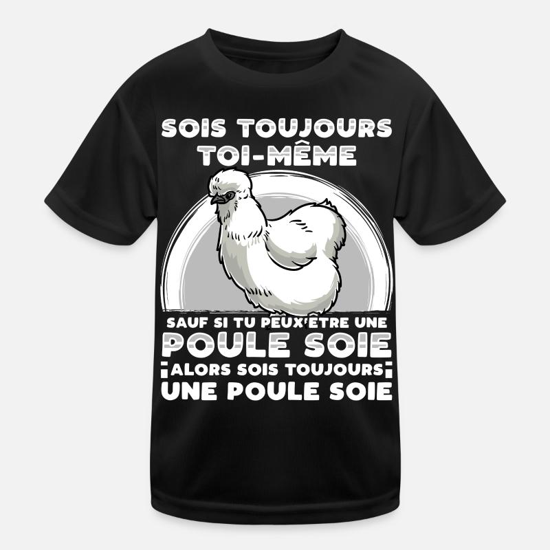 Poule Soie T-shirt sport Enfant