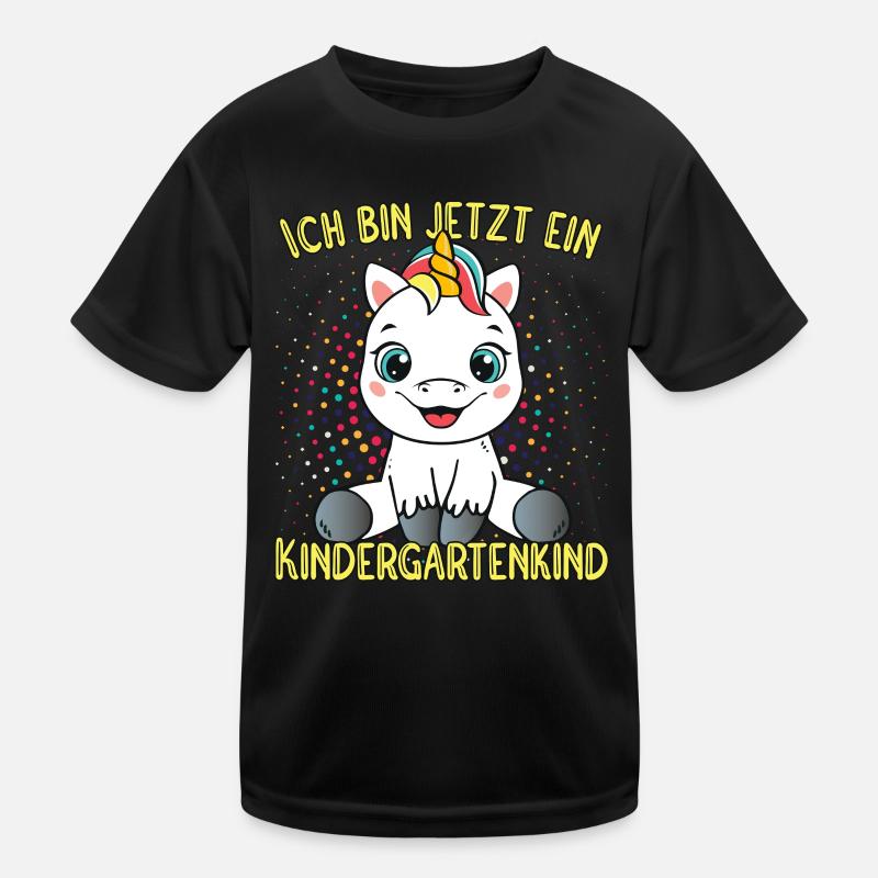 Kindergarten Start Kindergartenkind KiGa Einhorn Kinder Funktions-T-Shirt