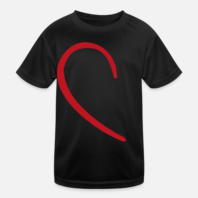 Half heart Kids Functional T-Shirt