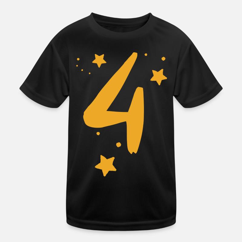 4 Geburtstag 4 Jahre Kinder Funktions-T-Shirt