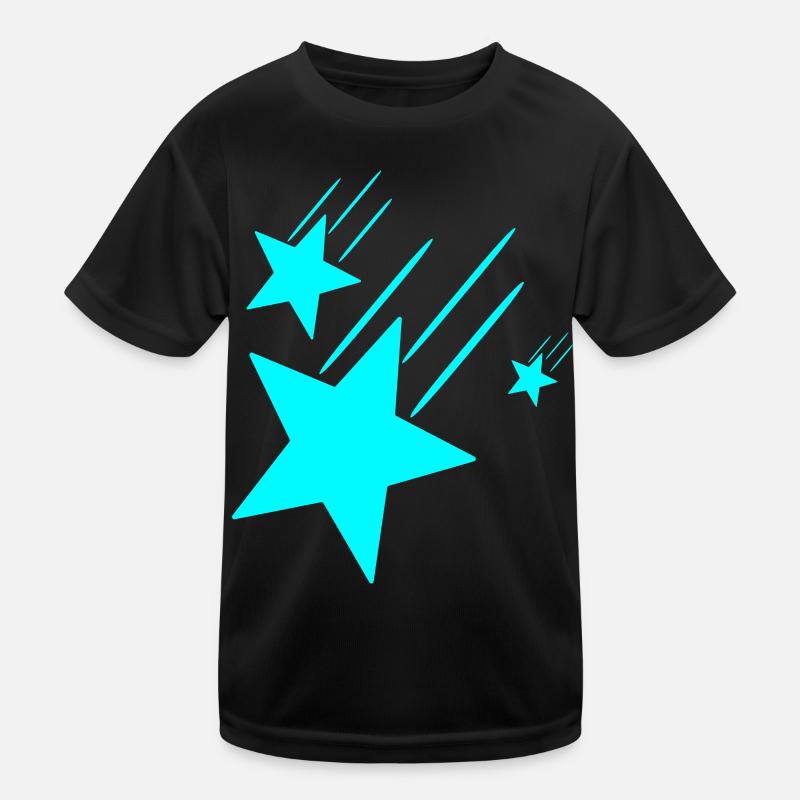 3 étoiles turquoise T-shirt sport Enfant