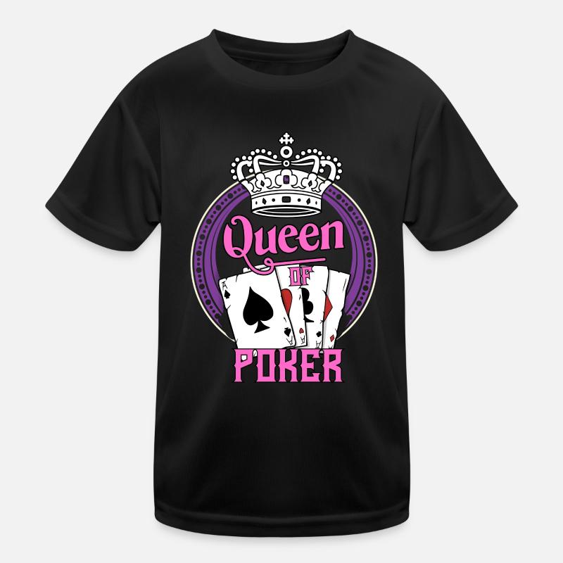Reine du poker T-shirt sport Enfant