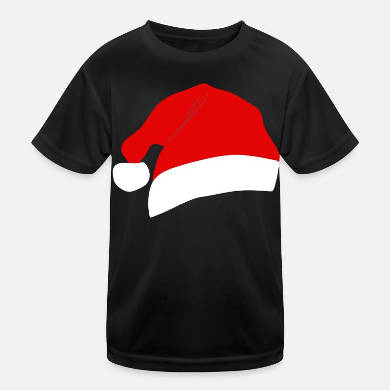 Weihnachtsmütze In Rot Kinder Funktions-T-Shirt