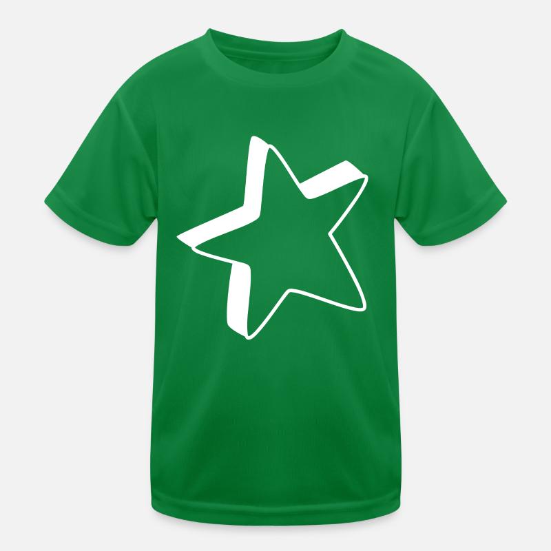 Étoile blanche T-shirt sport Enfant