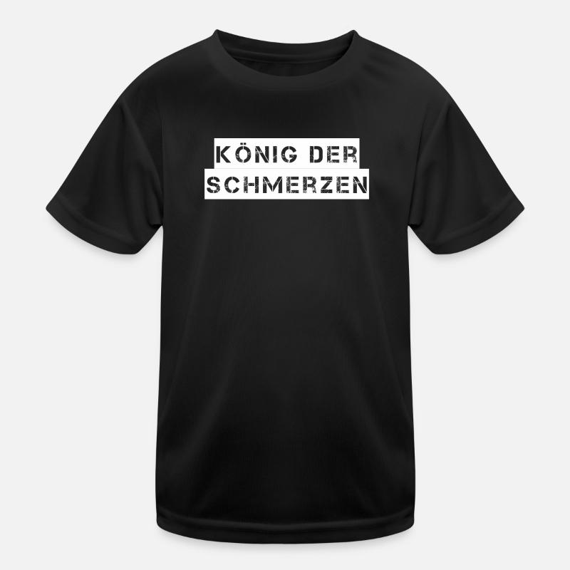 Rehasport - König der Schmerzen Kinder Funktions-T-Shirt