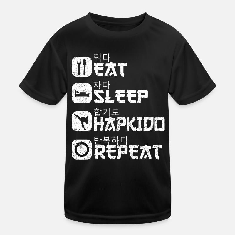 Hapkido Koreanischer Kampfsport Kinder Funktions-T-Shirt