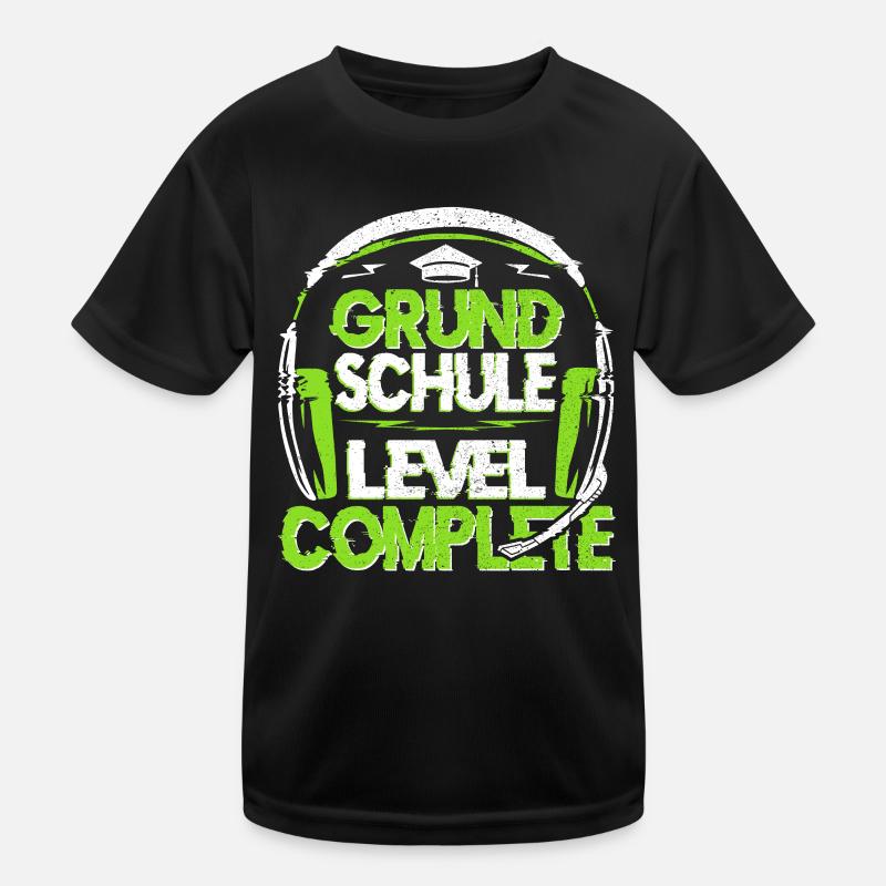 Grundschule Abschluss Grundschüler Abgänger Junge Kinder Funktions-T-Shirt