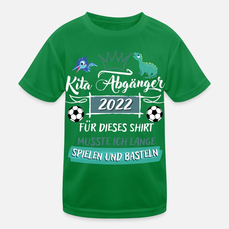 Kinder Bye Bye Kita Abgänger 2022 Schulanfänger Kinder Funktions-T-Shirt