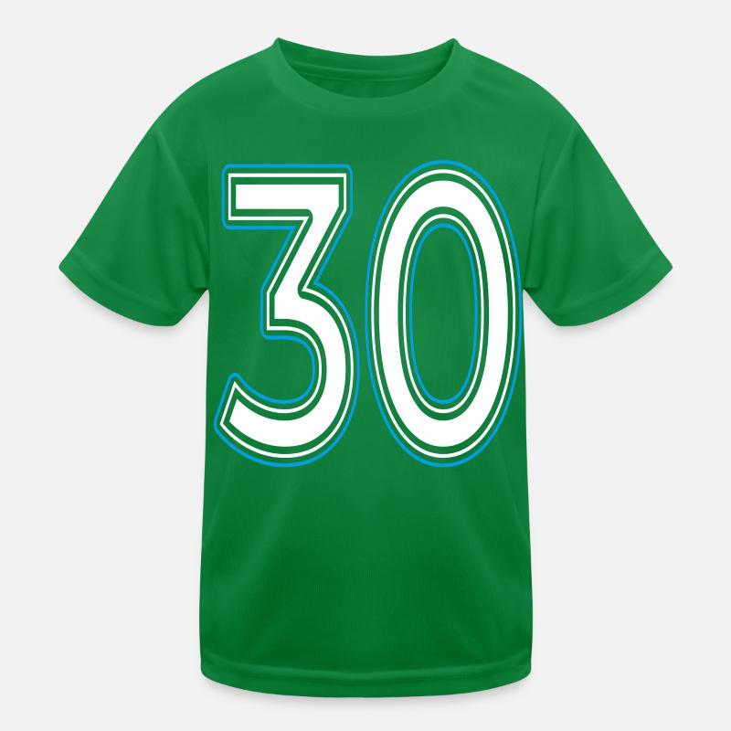 Numéro numéro 30 T-shirt sport Enfant