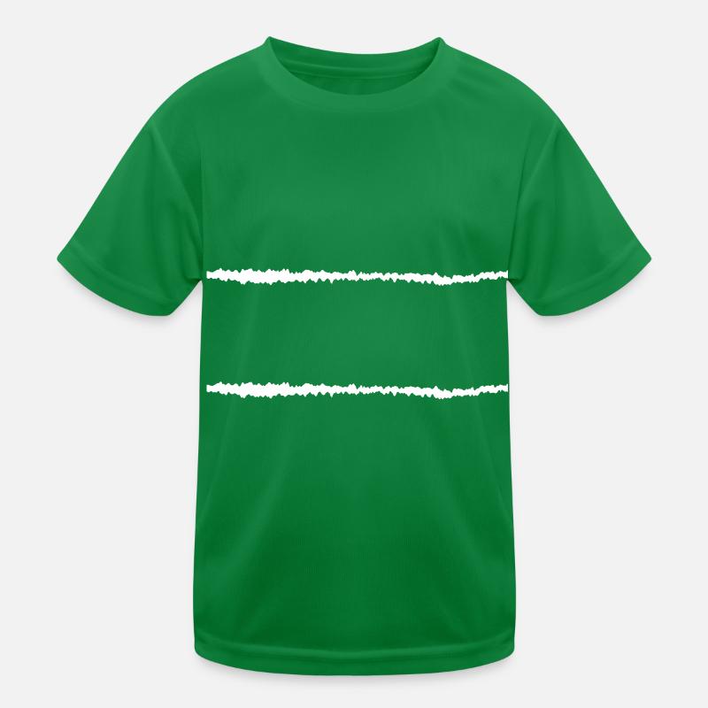 Barres blanches Wagerecht T-shirt sport Enfant