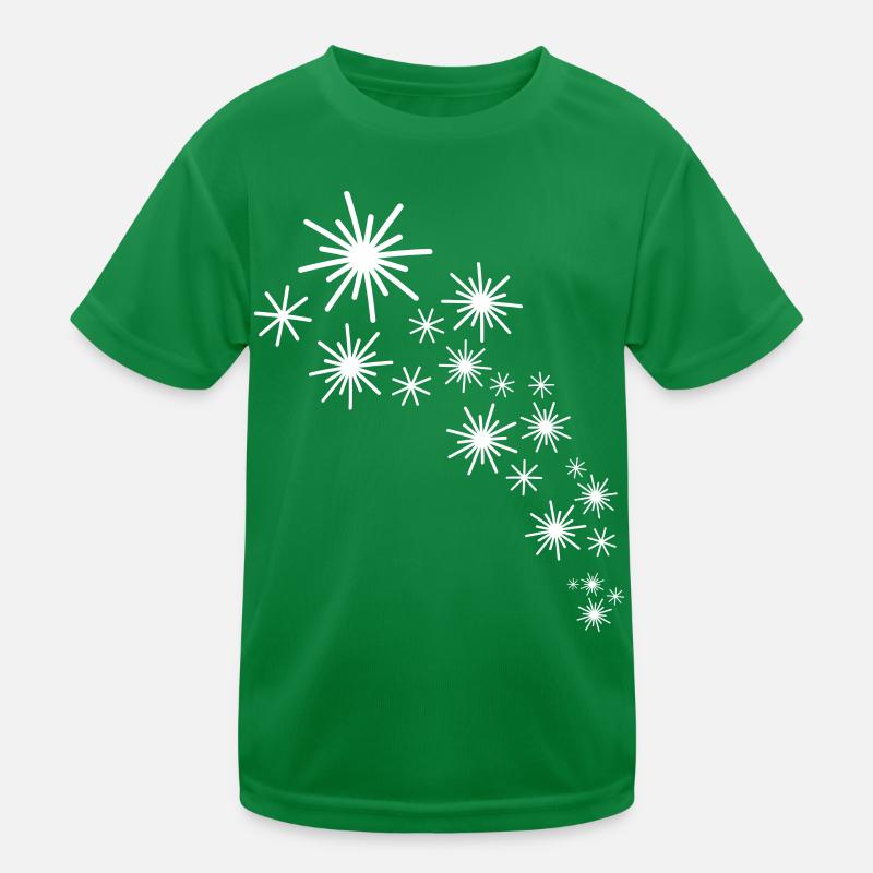 Étoiles blanches T-shirt sport Enfant