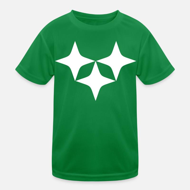 Trois étoiles blanches T-shirt sport Enfant