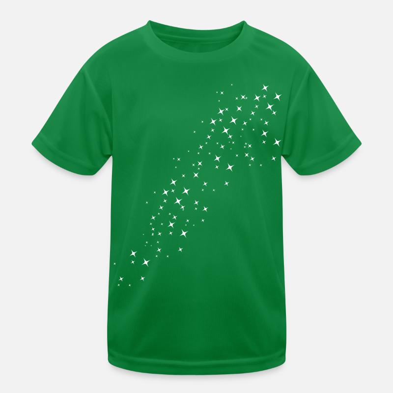 Starry Rain White Kids Functional T-Shirt