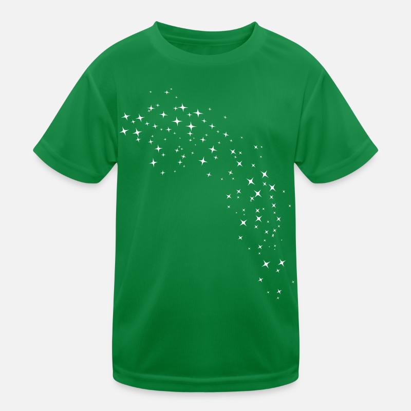 Blanc étoilé T-shirt sport Enfant