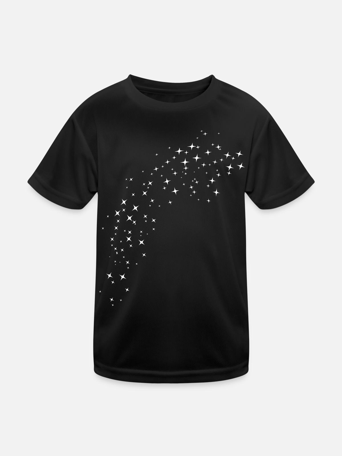 Starfall White - Kids Functional T-Shirt - black - Front