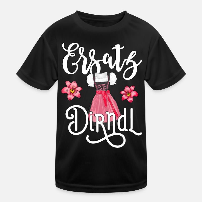 Dirndl Trachtenshirt Damen Outfit Kinder Funktions-T-Shirt