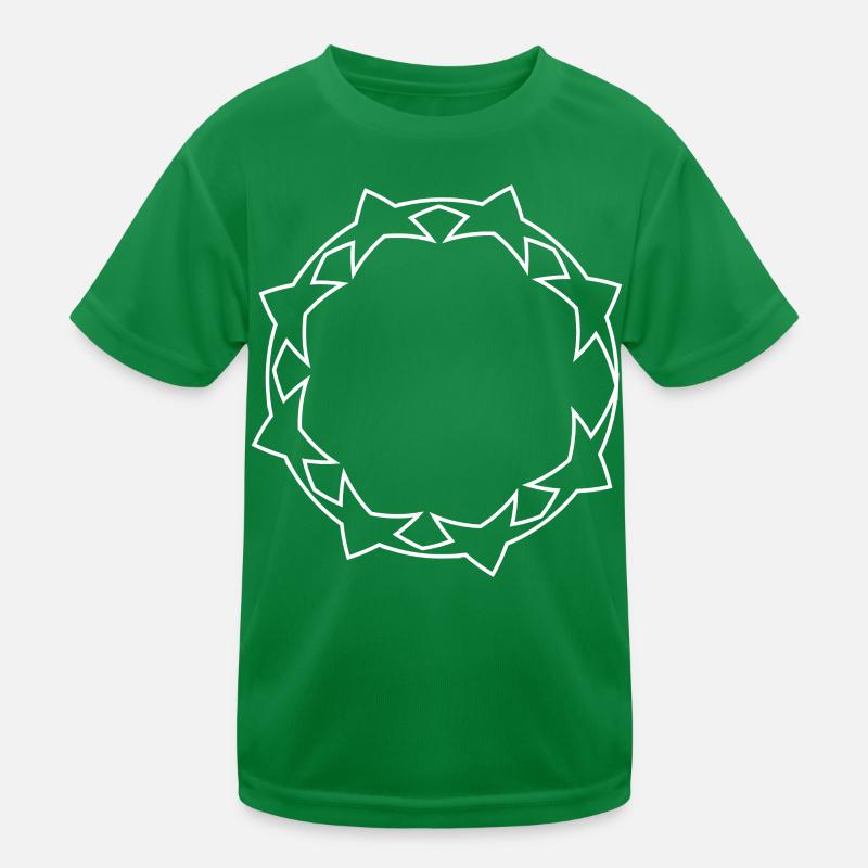 Cool Star Circle Blanc T-shirt sport Enfant