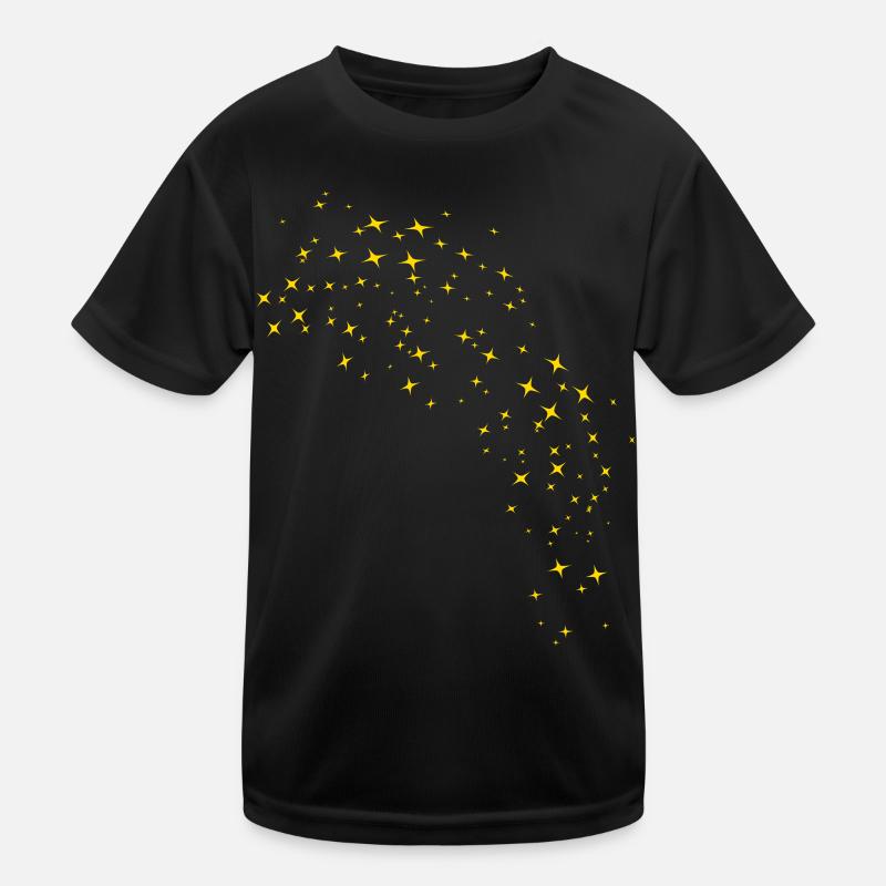 Ciel étoilé Or T-shirt sport Enfant