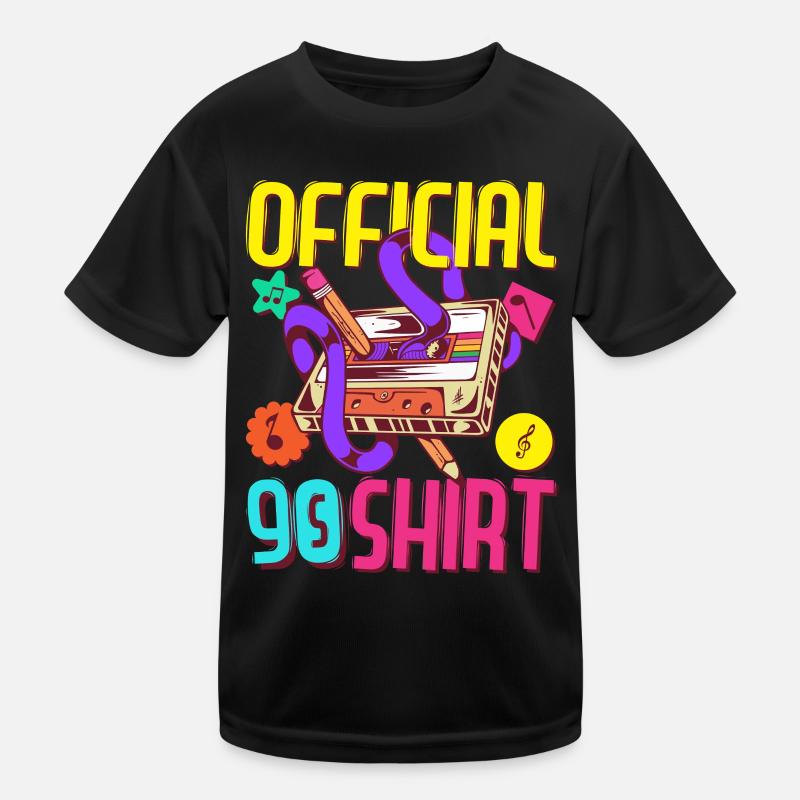 Fête de tenue des années 90 Devise des années 90Partie 1990 T-shirt sport Enfant