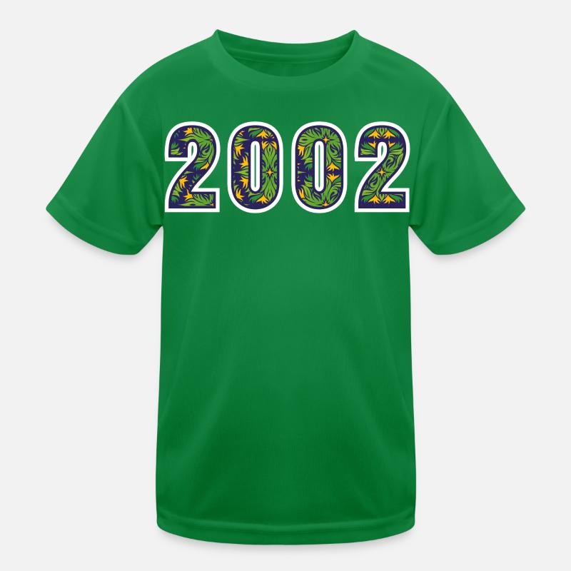 2002 Année Verte T-shirt sport Enfant