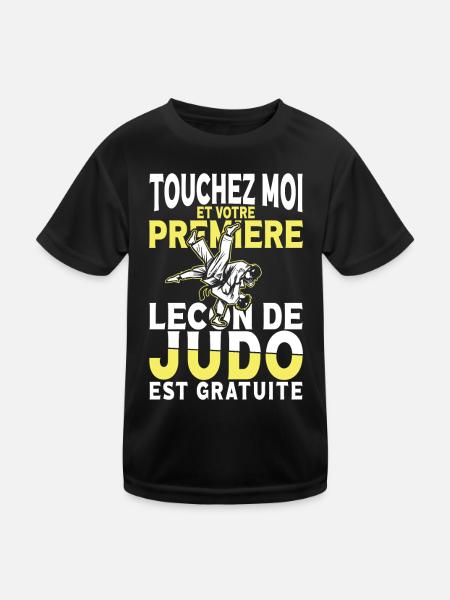 Judo Humour - T-shirt sport Enfant - noir - Devant