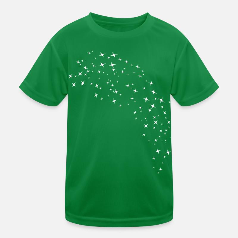 Weisser Sternenhimmel Kinder Funktions-T-Shirt
