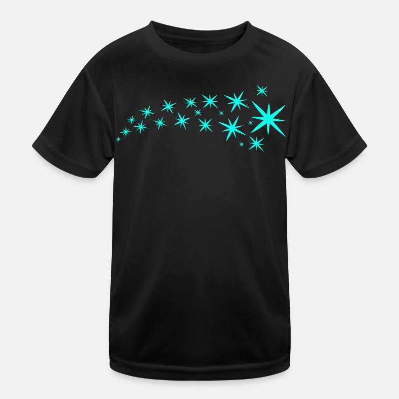 Étoiles vert menthe T-shirt sport Enfant