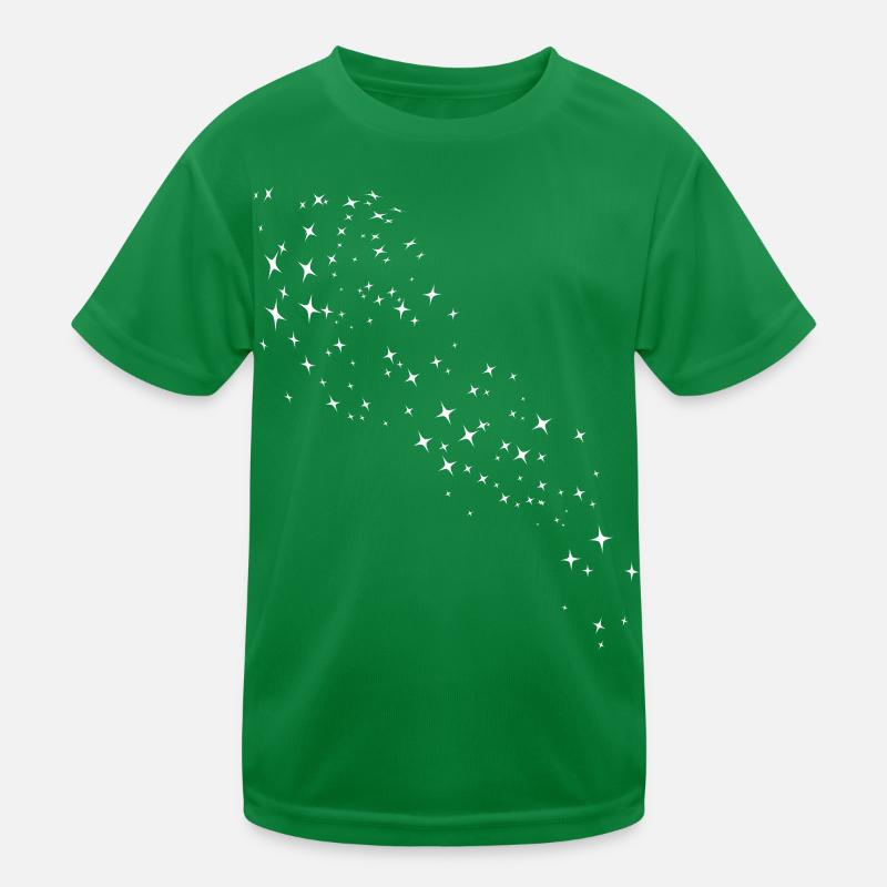 White Stardust Kids Functional T-Shirt