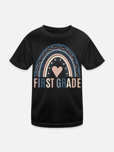 Les enseignants de première année retournent à l’école - T-shirt sport Enfant - noir - Devant