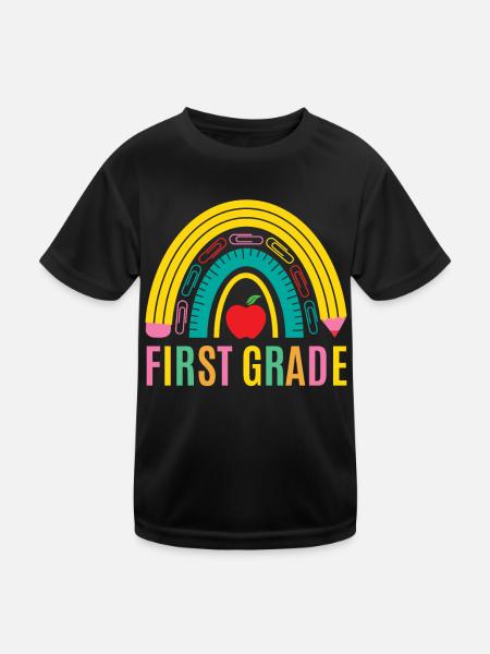 Les enseignants de première année retournent à l’école - T-shirt sport Enfant - noir - Devant